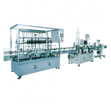 Fully Automated Filling-Capping-Labeling Production Line